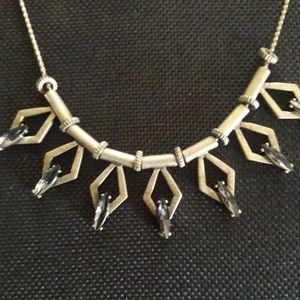 Bronze Tone Necklace with Grey Accents